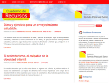 Tablet Screenshot of cuadernoderecursos.es